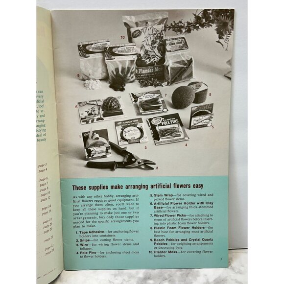 Flower Arranging DIY Guide Vintage 1960s Have Fun With Floral Arrangements - Picture 3 of 7